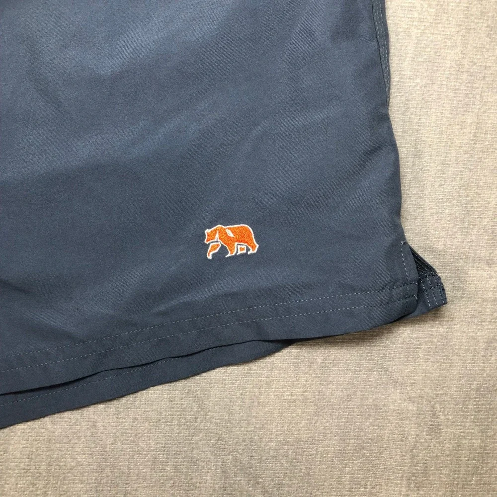 The Normal Brand Swim Trunks Men's XXL Blue Orange Drawstring Mesh Lined Pockets